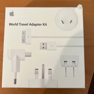 Travel adapter 4 apple products- works around the world - all parts included $25